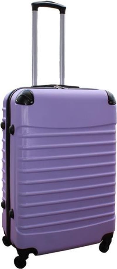 Reiskoffer met wielen 69 liter - lichtgewicht - cijferslot - lila