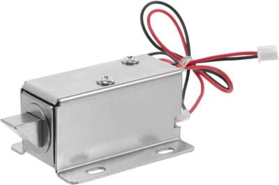 Elektronisch Deurslot - Magneetventiel Slot - Slimme Kasten - Directe Ontgrendeling - 34.5 cm Lengte - Zilver