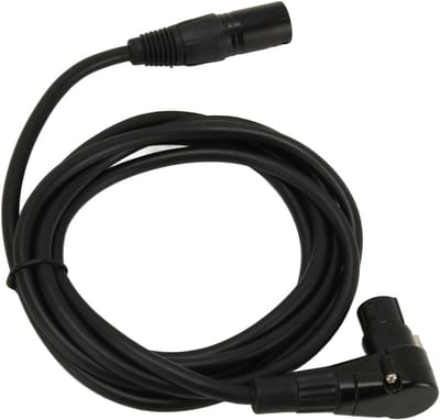 EGoods - XLR naar man-vrouw audio kabels voor mixer en HIFI, haakse elleboog connector, 2 meter lengte