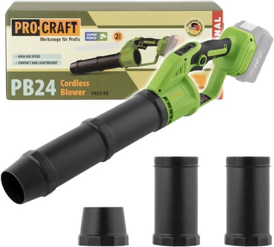 Procraft PB24bb accu bladblazer 20 V borstelloos solo - zonder accu, zonder oplader