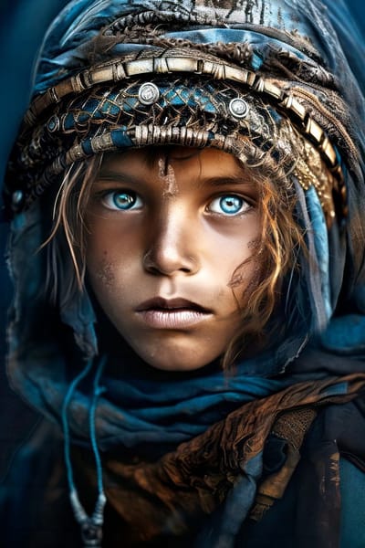 Persian Boy - 60cm x 90cm - Fotokunst op Plexiglas | Wanddecoratie Glasschilderij
