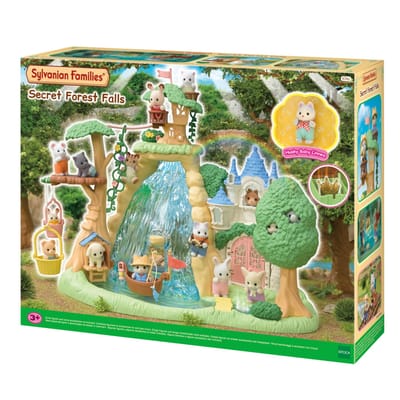 Sylvanian Families 5761 Geheime bos waterval set- inclusief 1 fluweelzachte baby speelfiguur