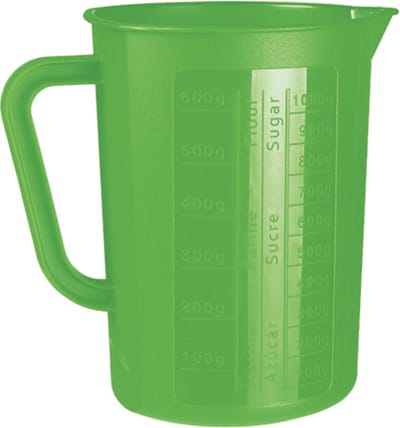 Juypal keuken maatbeker/mengbeker - kunststof - groen - 1400 ml