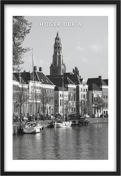 Poster Hoge der A Groningen A3 - 30 x 42 cm (Exclusief Lijst)