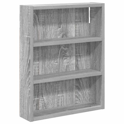 vidaXL - Badkamer - wandkast - Grijze - Sonoma - 40 - x - 10 - x - 50 - cm