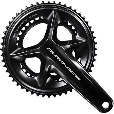 Shimano Fc-r9200 12s Crankstel Zilver 160 mm / 52/36t