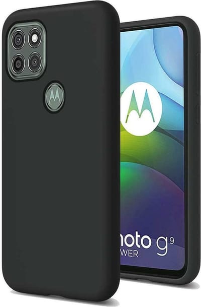 Silicone hoesje Geschikt voor: Motorola Moto G9 Power - XT2091 - Zwart