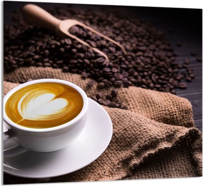 TMK ArtDeko - Snijplank - Koffie - 65x60 cm - Veilig