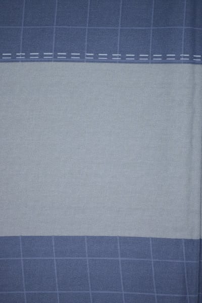 100% Katoen-Anti-allergie-Kussenslopen-40x80cm-Set van 2-Blauw/Grijs