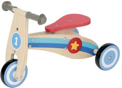 Playtive Houten Loopfiets – Voor Peuters vanaf 1 Jaar – Stevig & Duurzaam hout