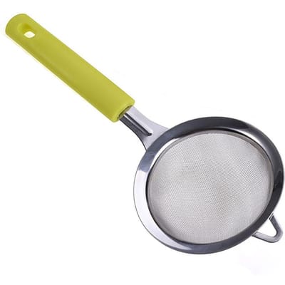Handzeef Meelzeef Roestvrijstalen Draad Meelzeef Keuken Meelfilters gray