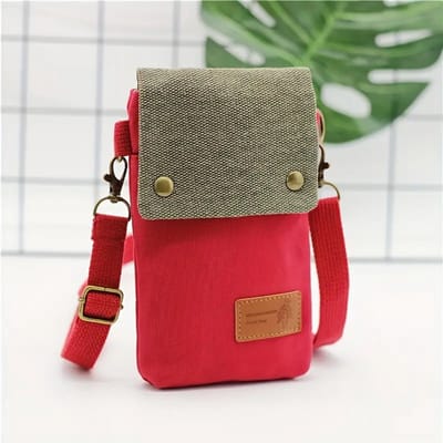 Livano Schoudertas - Dames - Heren - Crossbodytassen - Slingbag - Bag - Nektas - Nektasje - Messenger - Crossbody - Rood