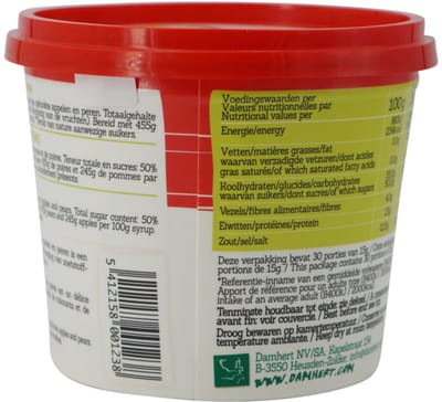 Damhert - Puur Fruit Siroop Appelen en Peren - 3 x 450 gr - Voordeelverpakking