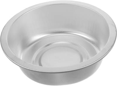 Aluminium Wastafel - Grote Kom - Groente Schoonmaken - Verdikt Materiaal - 31.30X31.30X10CM - Zilver