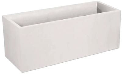 EDA Bloembak Plantenbak 98 liter - 99,5 x 39,5 cm - Hoogte 43,5 cm - Beige