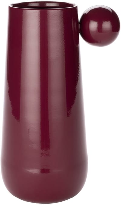 Dutchbone Dot L vaas Bordeaux Rood