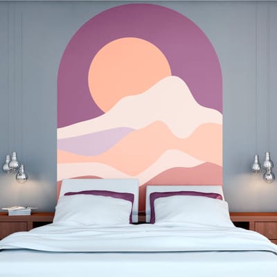 Vooraf gelijmd vliesbehang met gigantische muurschilderingen - ARK AT FAIRY TWILIGHT - 120x90cm