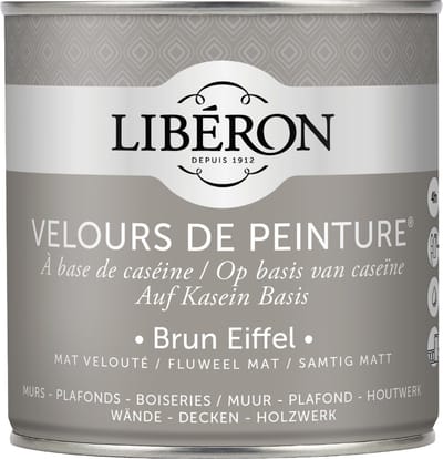Liberon Velours De Peinture Muurverf - Mat - Brun Eiffel - 0,5l