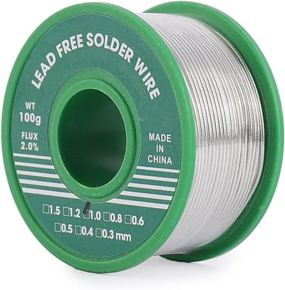 100g Loodvrij Soldeertin 1mm met Fluxkern - Sn99/Ag0.3/Cu0.7 voor Elektronica