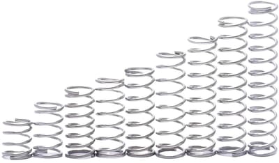 Drukveren Set - Trekveren Roestvrij - Reparaties Uitvoeren - Robuuste Constructie - 10 Stuks 60mm - Zilverkleurig