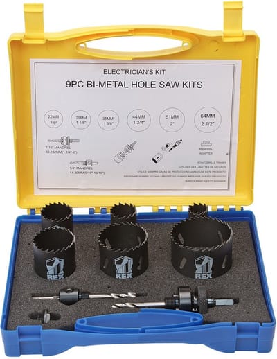 Rex 9-delige gatzagenset - 3268802