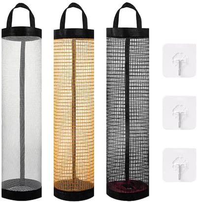Dailygoods- Houder voor Plastic Zakken - 3-delige Set - Zelfklevende