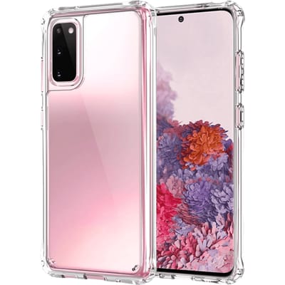 CaseBody Samsung Galaxy S20 Designz Tough Glove Stevig Beschermhoesje Transparant