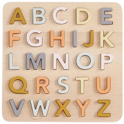 kid's concept - abc houten puzzel