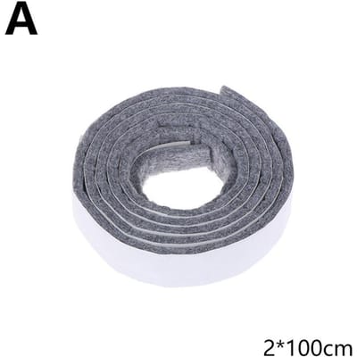1Roll 100cm Antislip Vilten Meubilair Beenkussen Zelfklevende Mat Vloerbeschermer Slijtvaste Tafel Bankbeenkussens Stoelbeslag 100*2cm