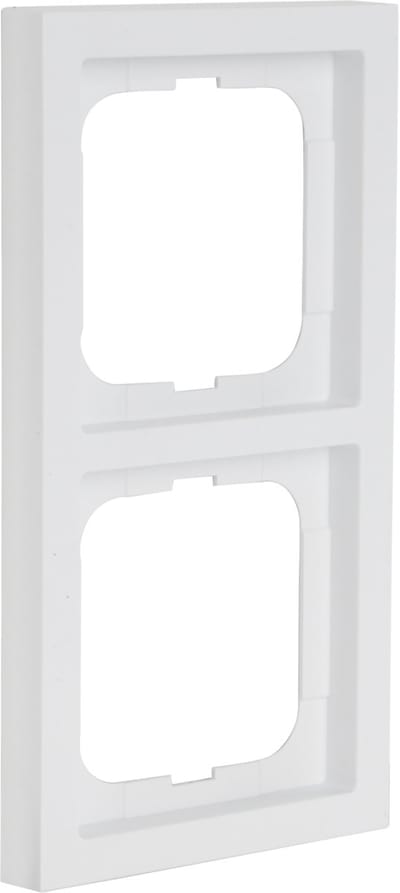 Busch-Jaeger Future linear afdekraam - inbouw - 2-voudig - verticaal/horizontaal - mat wit