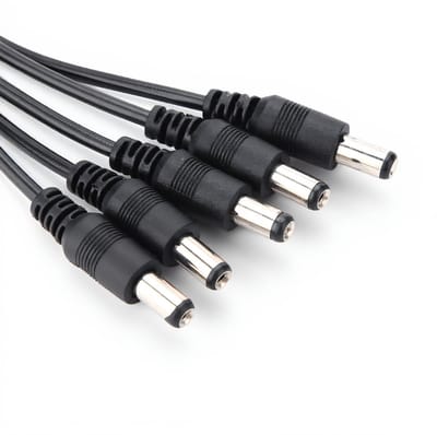 Dailygoody - DC Splitterkabel 5.5x2.1mm - Voedingskabel - Meerdere camera's aansluiten - 12V DC - Distributeur kabel - Handig voor bewaking ...