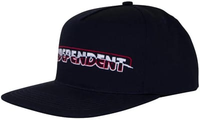 Independent Barhouse Ripped Snapback Structured Pet Blauw Man,Vrouw