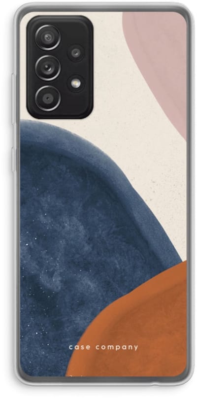 Case Company® - Hoesje geschikt voor Samsung Galaxy A52s 5G hoesje - Geo #1 - Soft Cover Telefoonhoesje - Bescherming aan alle Kanten en Schermrand