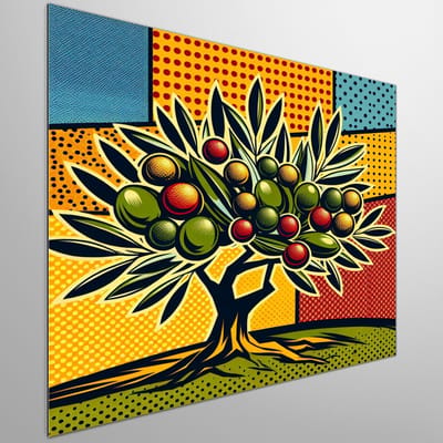 Kunstprint | Wanddecoratie | Dibond | 50 × 50 cm