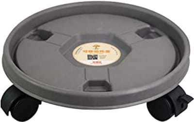 Beweegbare plantenpallet met zwenkwielen - Plantenpot trolley voor zware tuinpotten - Laadcapaciteit 90 kg