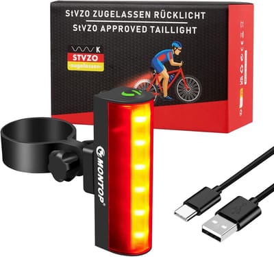 Goedgekeurde USB Accu Fietsverlichtingsset - LED Fietsverlichting Met Voor- en Achterlicht Voor Kinderen en Volwassenen