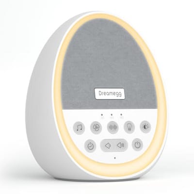 Draagbare Witte Ruis Machine voor Baby's met Nachtlampje en Geluidsopties