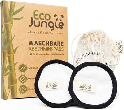 Herbruikbare Make-up Verwijder Pads met Waszakken, 3-laags en Zacht voor Gevoelige Huid