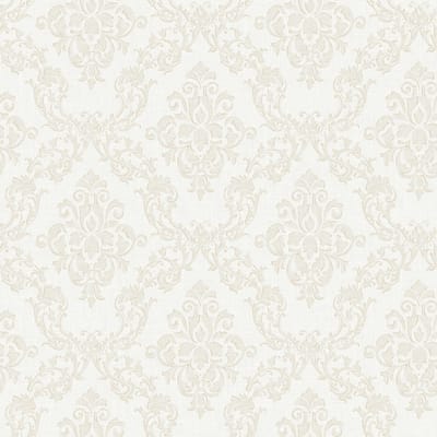 Boråstapeter Vliesbehang 38744 - Borosan Hem - Klassiek Wit - 53cm x 11.20m