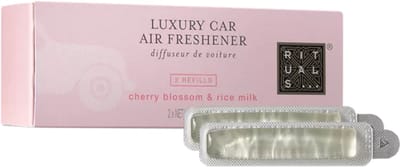 Rituals - Navulling Auto Parfum - 2x Auto Luchtverfrisser Navullingen 3 gram - Ritual of Sakura - Alleen Navulling - Houten houder niet inbegrepen - Alleen 2x Refill - Autoparfum - Car Perfume