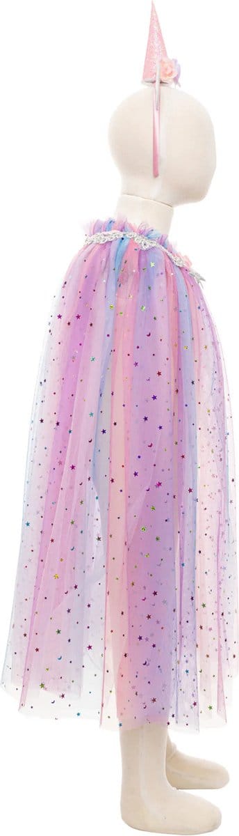 Great Pretenders Verkleedkledij Unicorn - Cape met diadeem - 4/6 jaar