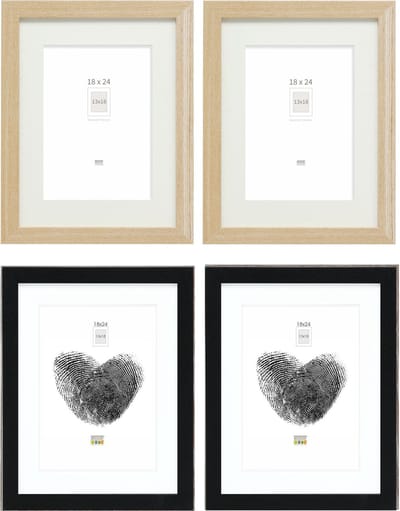Deknudt Frames fotowand S66KMP 7 - 4 fotokaders - foto 13x18/18x24 cm