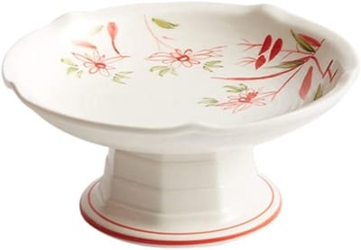 Dinerbord - Serveerschaal Gebaksbord - Maaltijden Serveren - Handbeschilderd Keramiek - 17CM - A