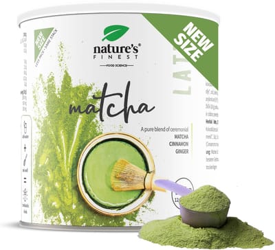 Nature's Finest Matcha Chai Latte – Biologische latte met matcha, kaneel, gember & kokosbloesemsuiker – Natuurlijk alternatief voor koffie, rijk aan antioxidanten & vitamine C