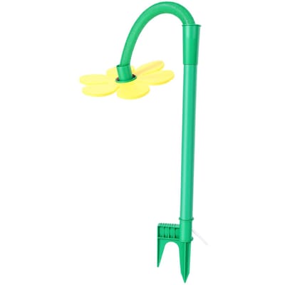 Arroseur Tournesol 360 Degrés Rotatif Fleur Arroseur d'Eau pour Pelouse Adapté aux Animaux Outil d'Arrosage Extérieur Jaune jaune