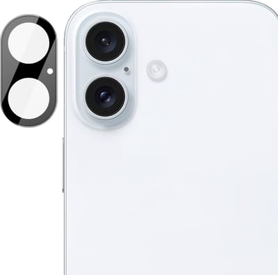 Solidenz Camera Protector - Geschikt voor Apple iPhone 16 / 16 Plus - Zwart