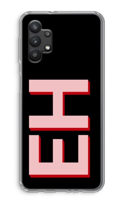 Gepersonaliseerd - Case Company® - Hoesje geschikt voor Samsung Galaxy A32 5G hoesje - Monogram - Soft Cover Telefoonhoesje - Bescherming aan alle Kanten en Schermrand