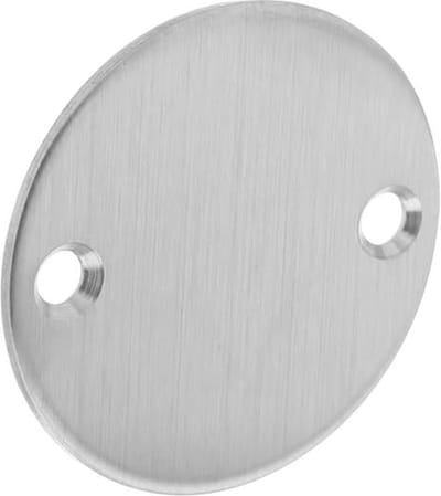 Intersteel Rozet rond plat 50 mm blind rvs geborsteld