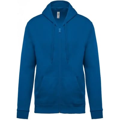 Kariban Sweater met rits en capuchon K479 - Light Royal Blue - L
