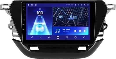 Navigatiesysteem auto met scherm - autoradio geschikt voor Android en iOS - wifi bluetooth radio - geschikt voor Opel Corsa 2020-2023